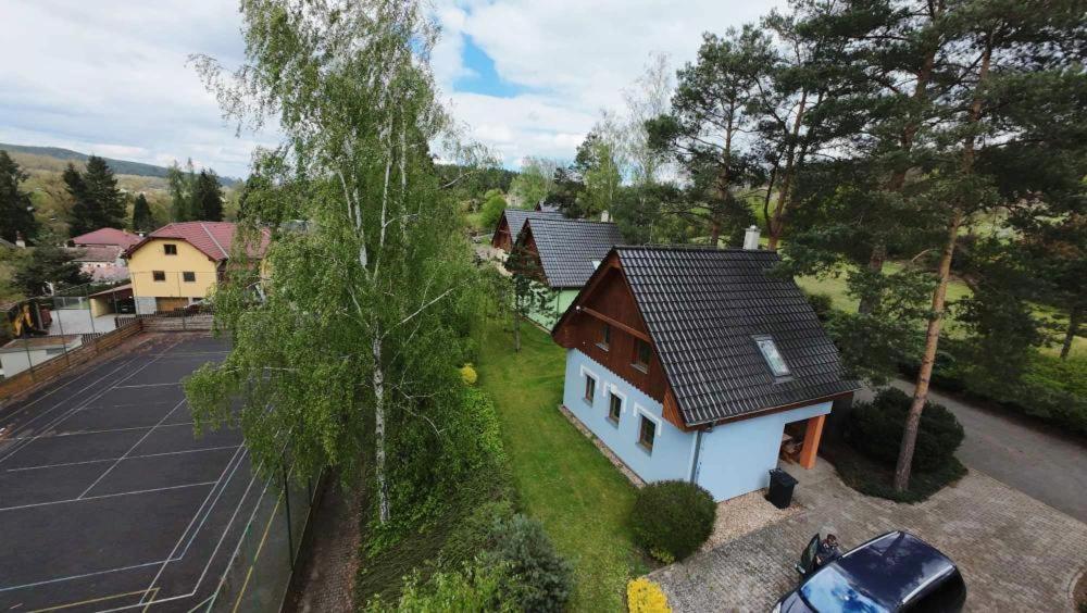 Chaty Kolodeje-Ubytovani U Reky V Soukromem Arealu-Blue Kolodeje nad Luznici Zewnętrze zdjęcie